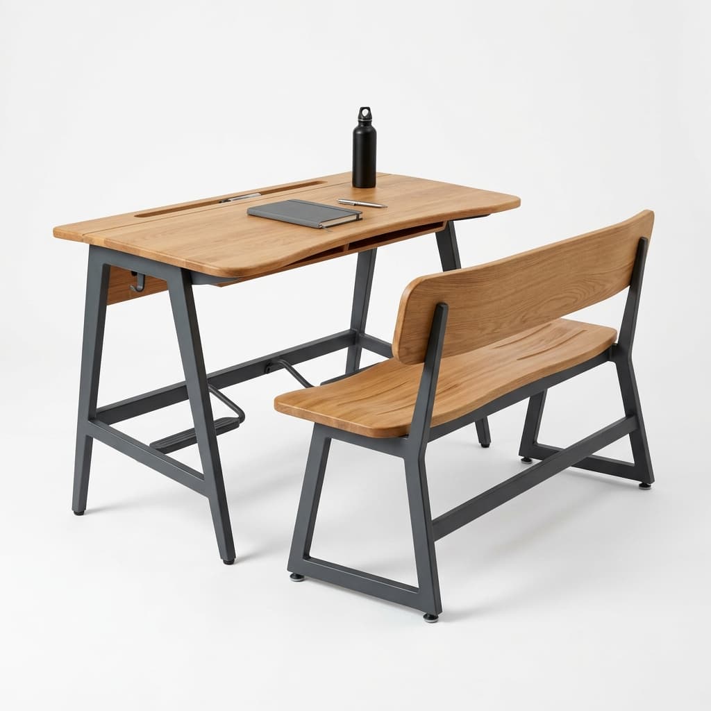 Ergonomic School Bench